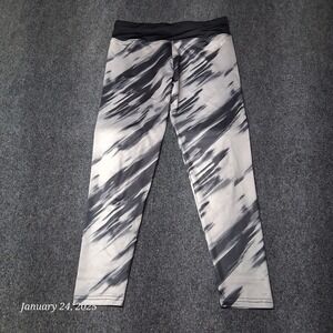 Watsons Leggings Women Size Large 14 - 16 Gray Striped
